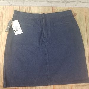 Calvin Klein NWT Indigo Denim Skirt
